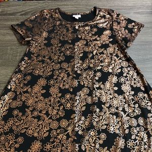 Lularoe Elegant Carly Shift Dress Small